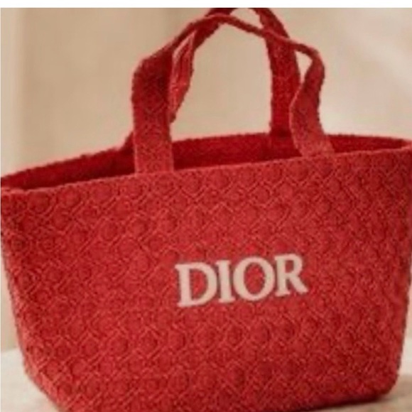 New! Limited Edition Dior Beauty Raffia Tote - Picture 8 of 8